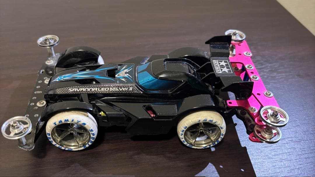 クリスマスセール】ミニ四駆 限定カスタマイズサバンナレオブラック