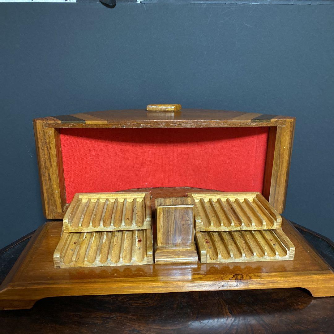 お値下げしました。アンティーク 葉巻き収納ケース シガーボックス