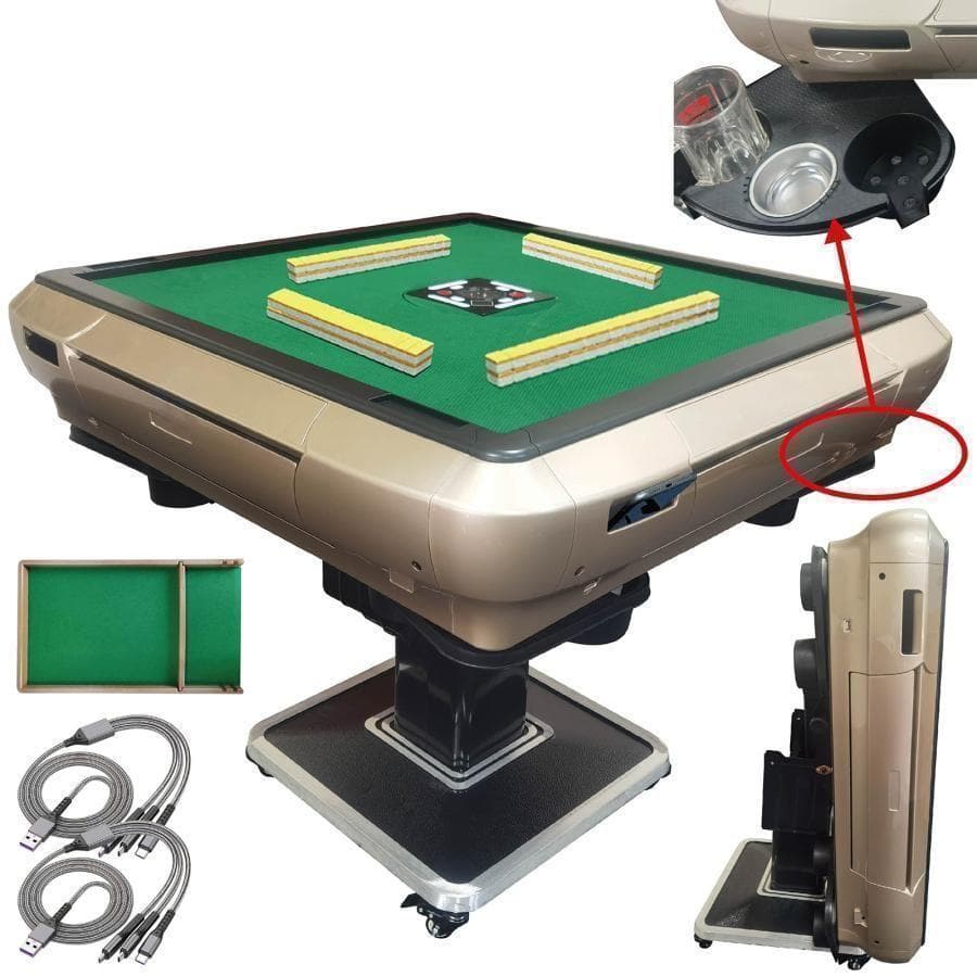 中古 麻雀セット 全自動 折りたたみ 牌 33mm 動作確認済み 全自動麻雀卓の