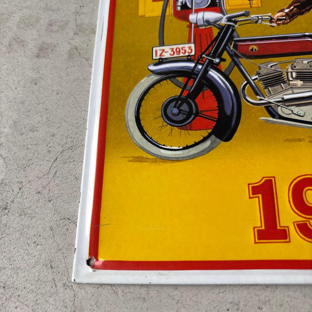 SHELL 1928年 ヴィンテージ 広告プレート