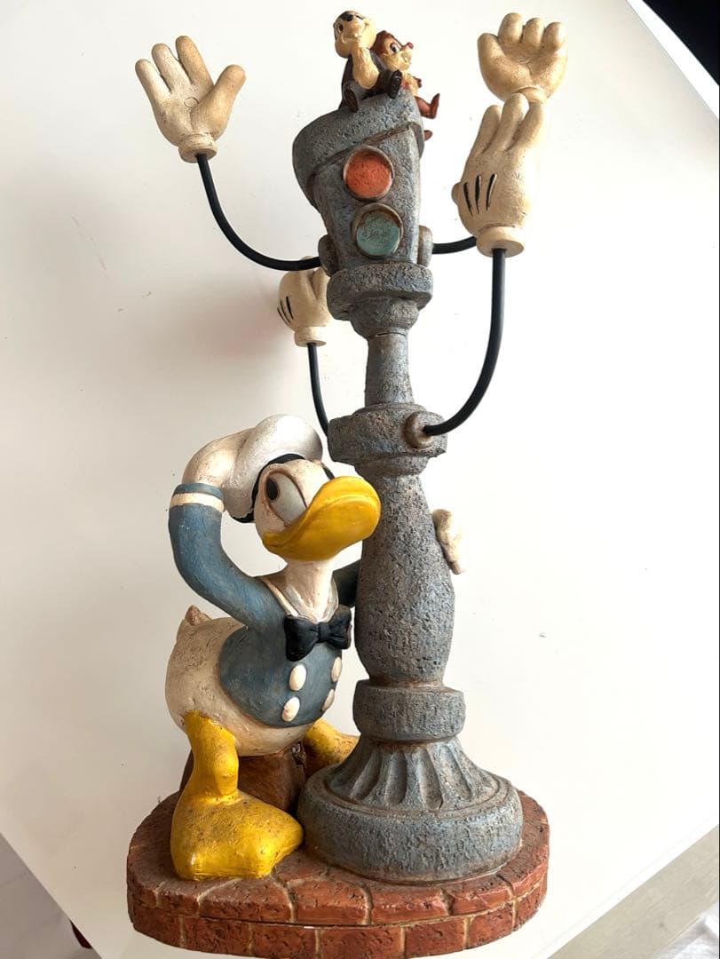 ディズニードナルドチップとデール スリッパラック セトクラフト フィギュア