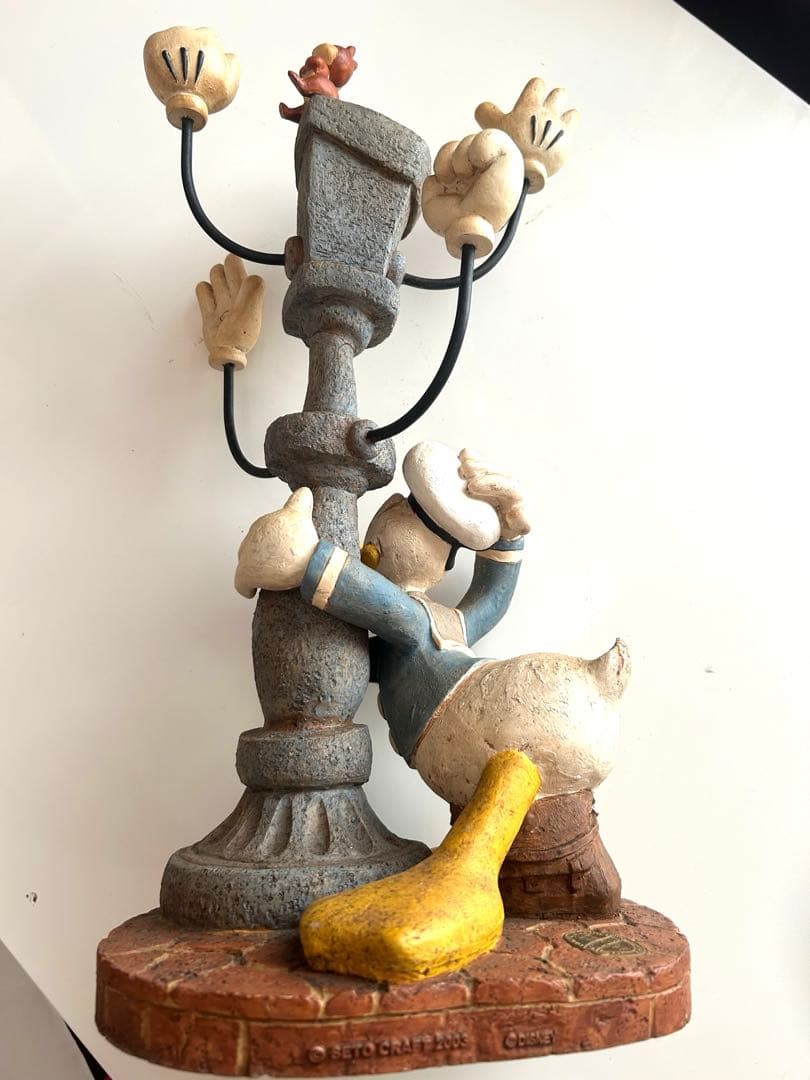 ディズニードナルドチップとデール スリッパラック セトクラフト フィギュア