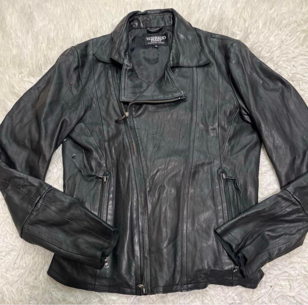 TORNADO MART Y2K レザー ダブルライダースジャケット - メルカリ