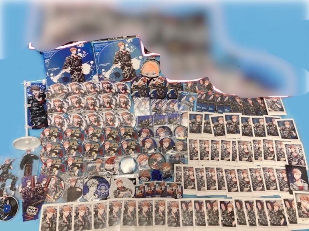 2枚目あり　毒島メイソン理鶯　まとめ売り　大量　グッズ　缶バ　アクスタ　タオル 2枚目あり 毒島メイソン理鶯 まとめ売り 大量 グッズ 缶バ アクスタ