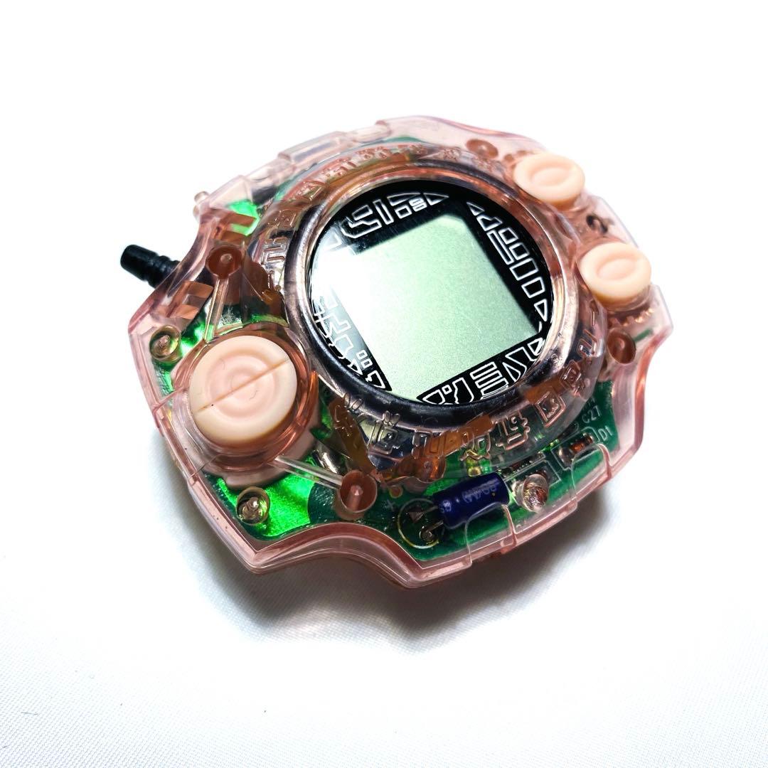 【希少】 デジヴァイス2 クリアピンク ヒカリカラー 1999 BANDAI