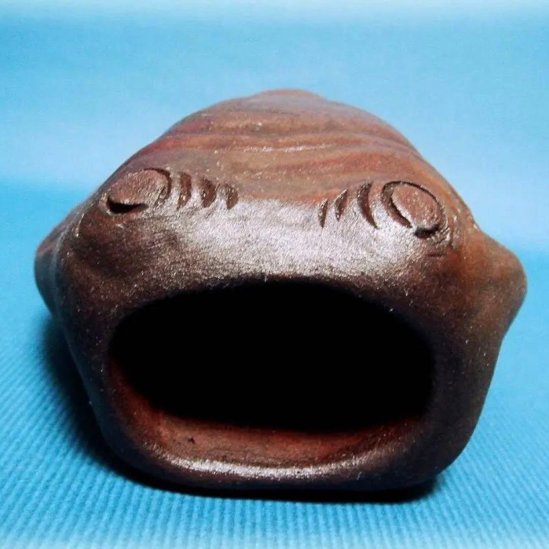 550『備前焼 蝉型 掛花入』 /骨董品 古美術 古玩 アンティーク