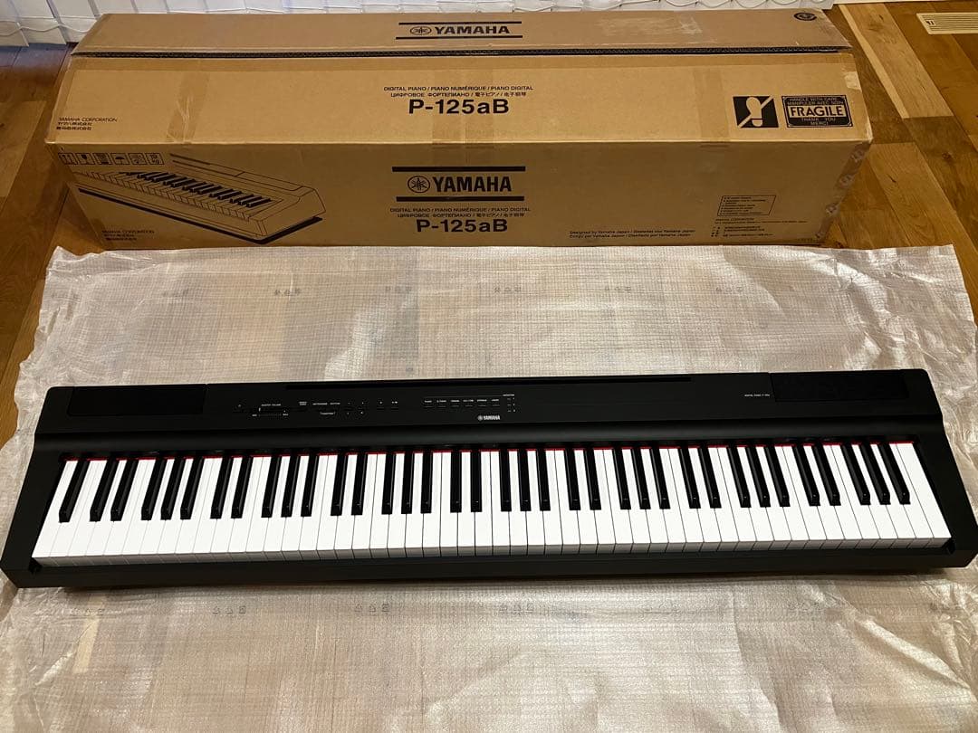 極美品】YAMAHA P-125aB 88鍵デジタルピアノ ヤマハ 電子ピアノ