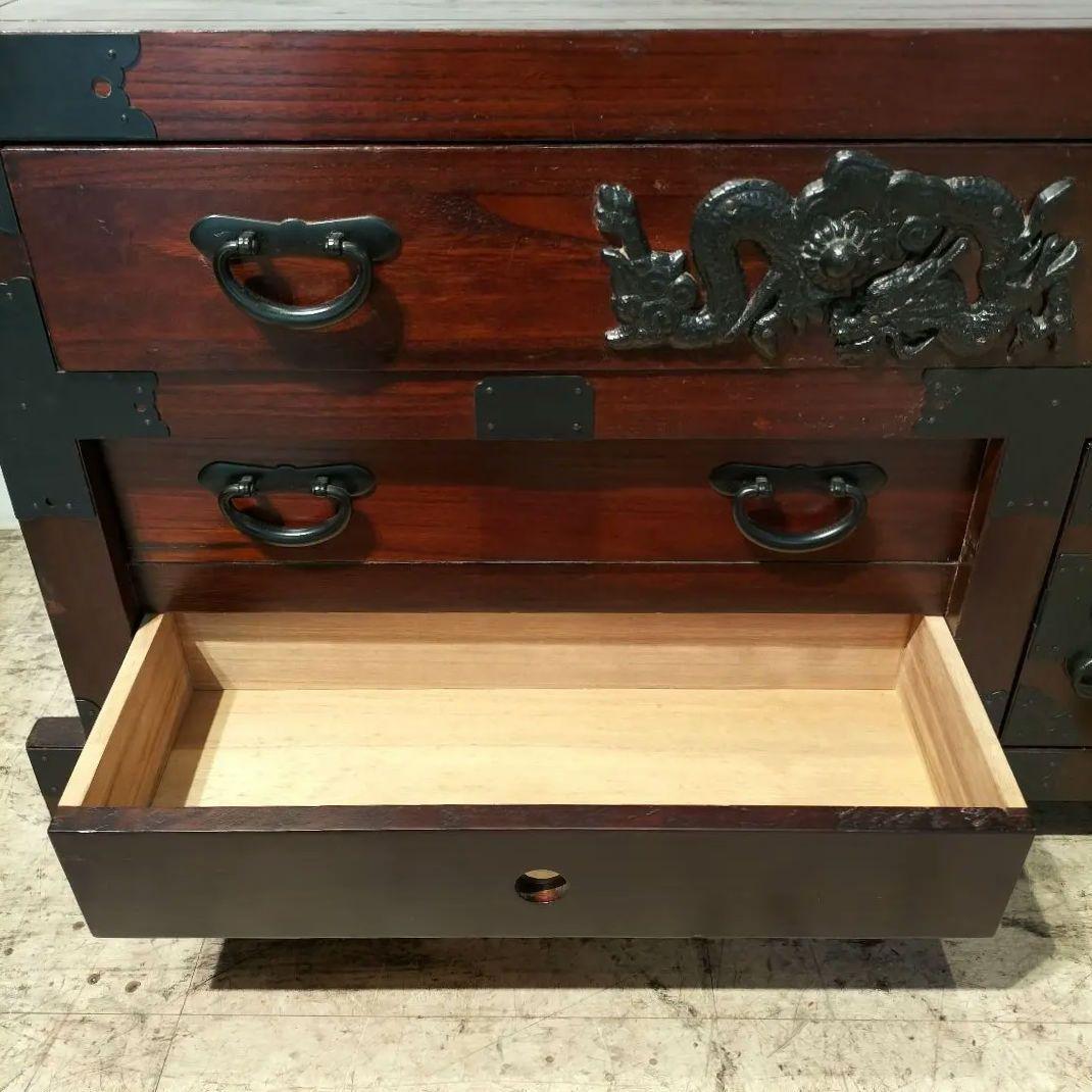 M♢ヒクラジ様専用 伝統的 木製箪笥 時代箪笥 民芸調家具