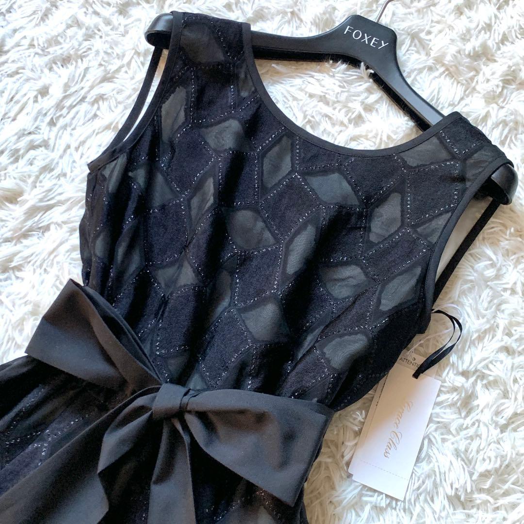 新品✨ 高級感 グレースクラス メタリックキカジャガードドレス