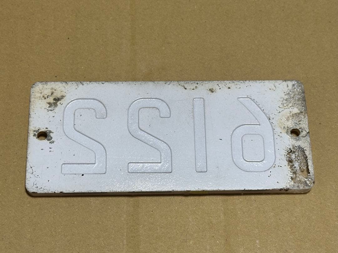 鉄道部品 営団6000 車内プレート