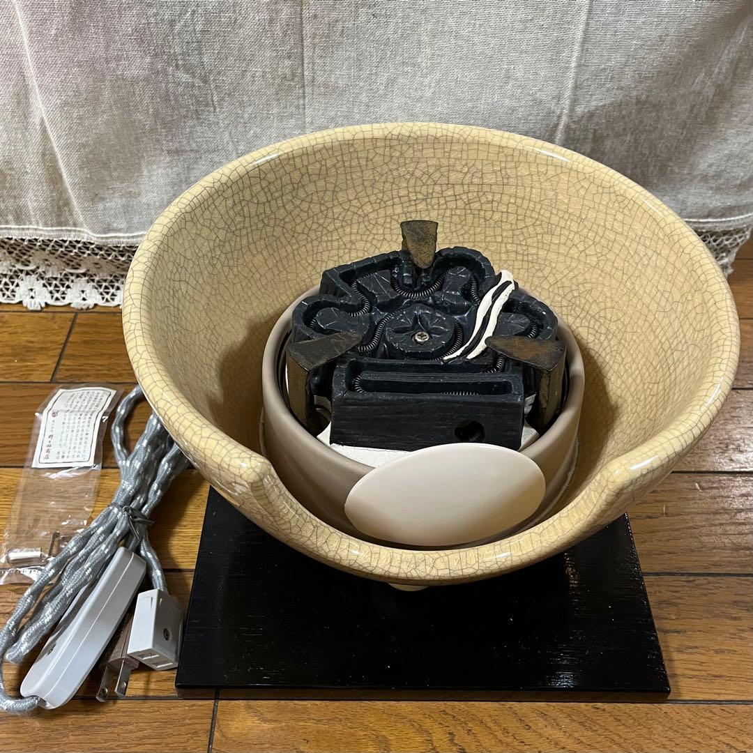野々田商店 風炉型電熱器 炭型電熱器 一体型 茶道具 100V 楽天市場