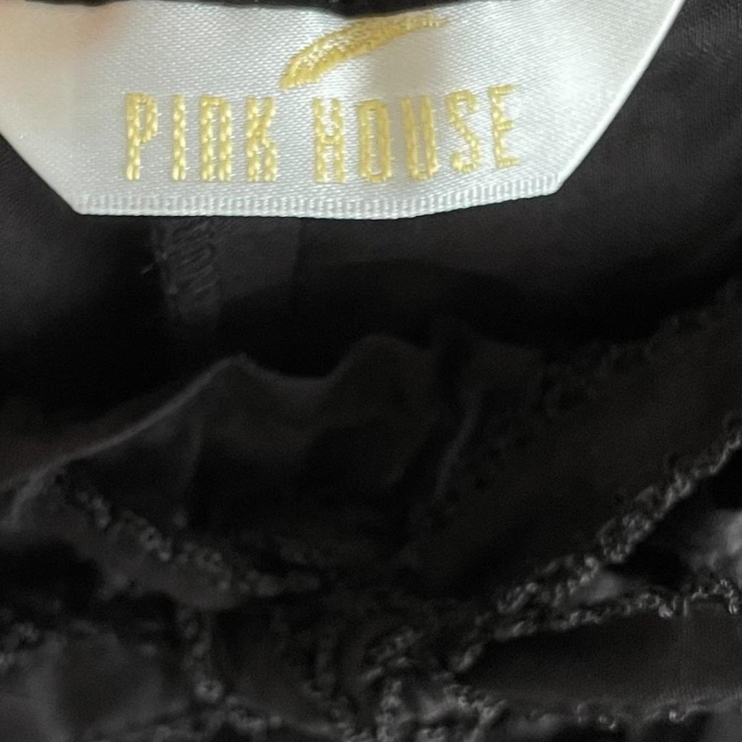 PINK HOUSE　ピンクハウス　フリル付き黒キュロット