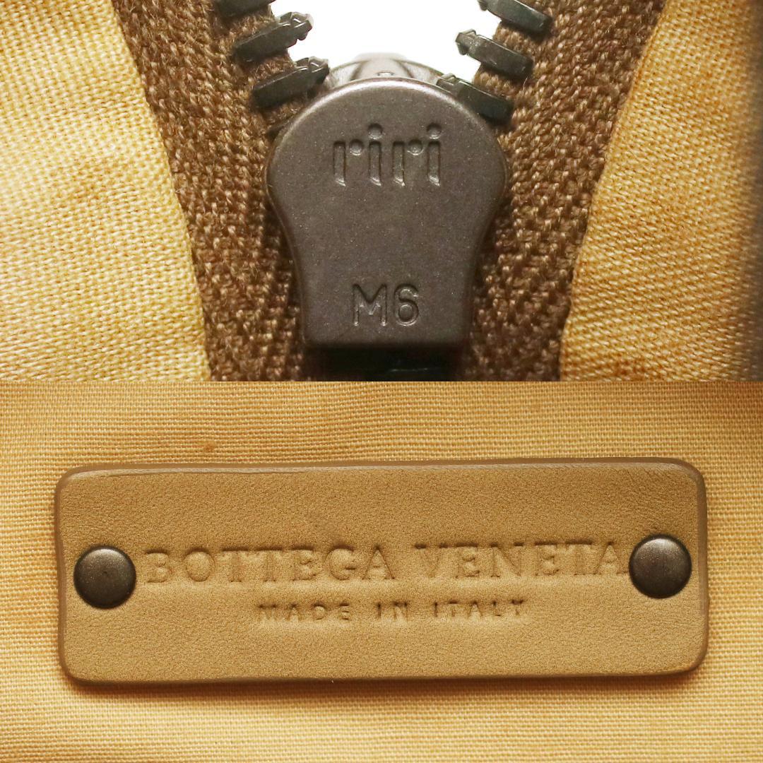 【美品】ボッテガ・ヴェネタ イントレチャート ベージュ ビジネスバッグ イタリー
