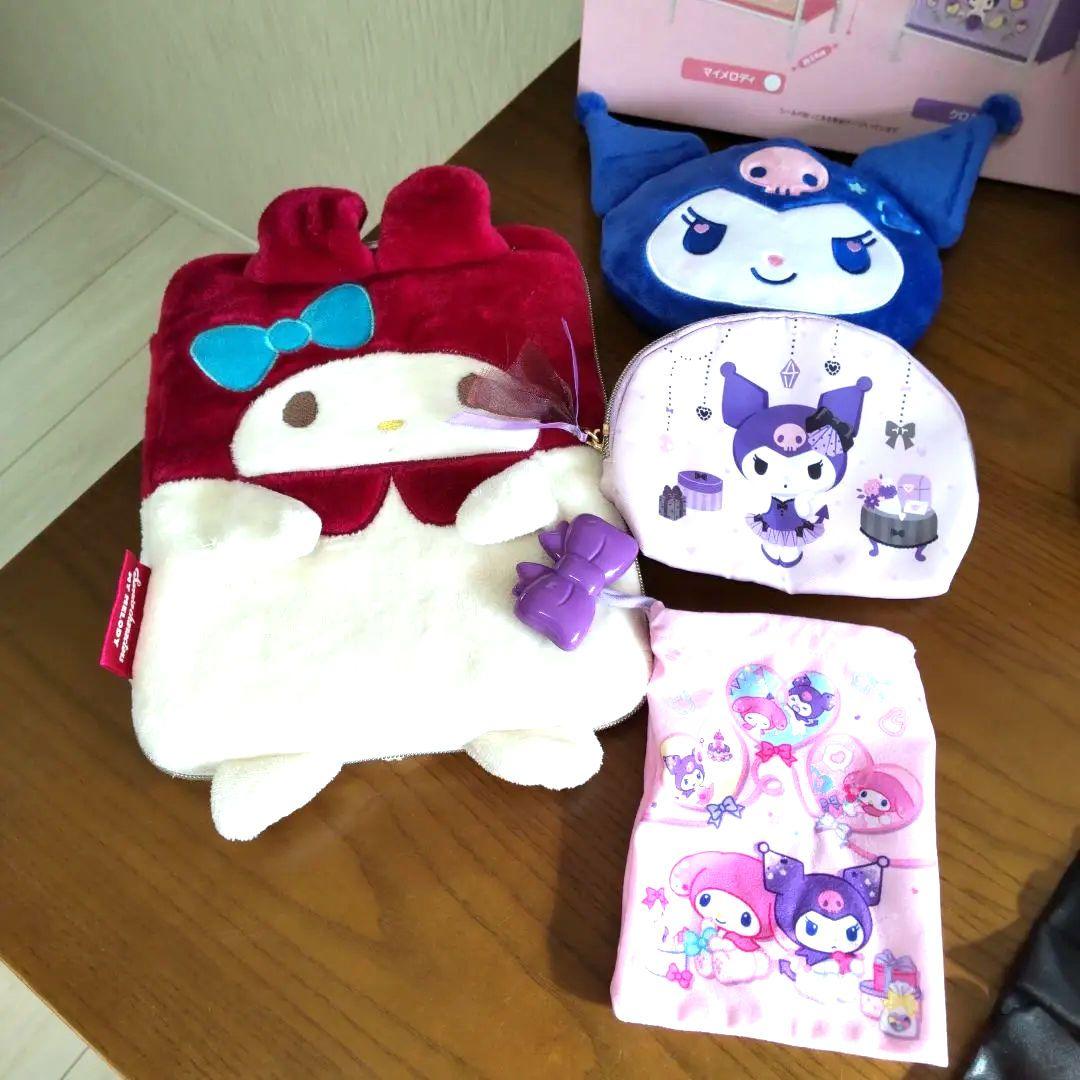 My Melody&KUROMIまとめ売り16点2段BOXバッグポーチミニタンス - メルカリ