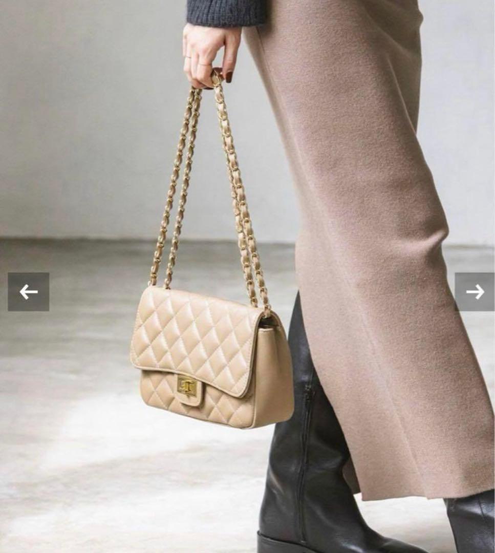 NOBLE キルティングチェーンバッグ Maison Vincent