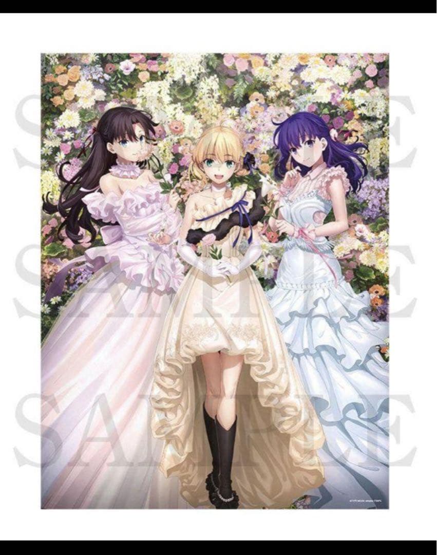 Fate/stay night 20周年記念コンサート　等身大布ポスター　集合 Fate/stay night」20周年記念コンサート 等身大布ポスター 集合 Fate