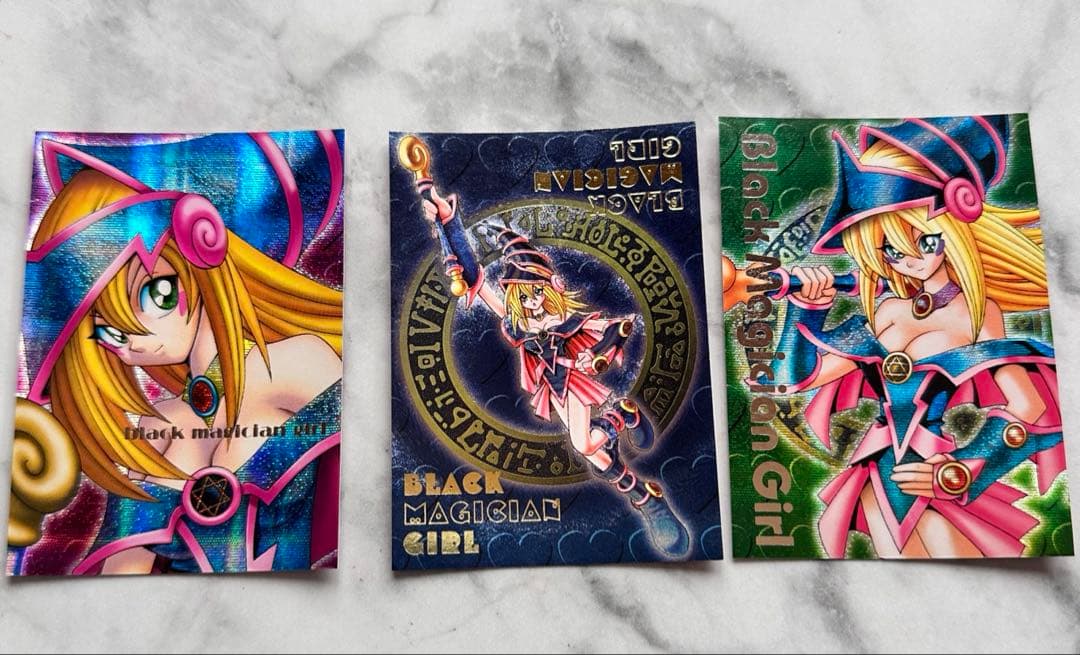 【3枚セット】ブラック・マジシャン・ガール　DDM　シークレットレア　遊戯王