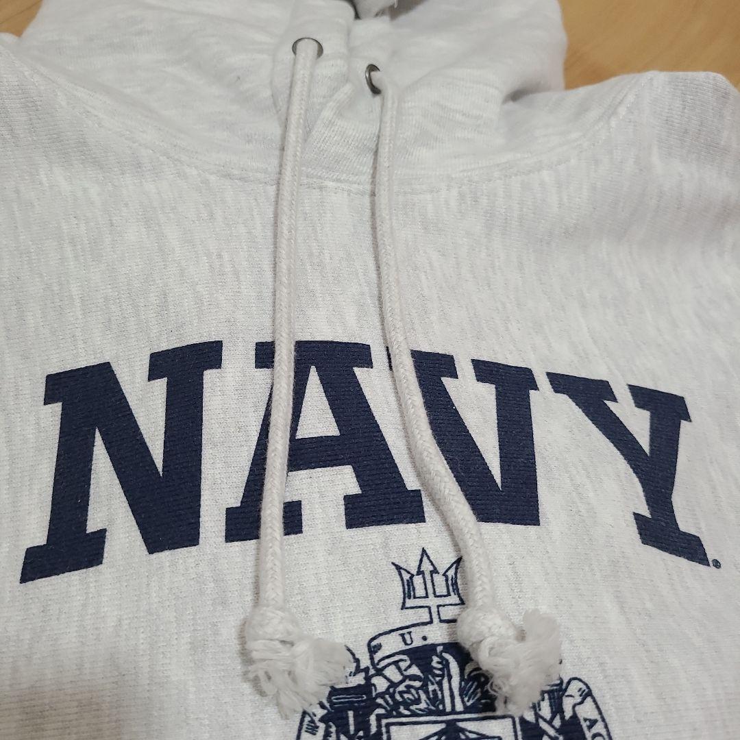 チャンピオン　リバースウィーブ　アメリカ海軍　USNAVY スウェットパーカー