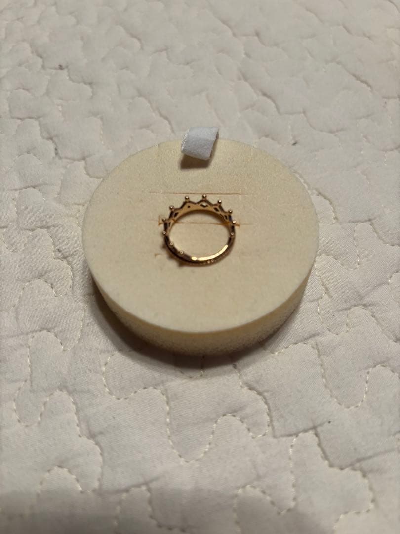 （美品）ノジェス k10 ダイヤ＆ クラウンリング★5号