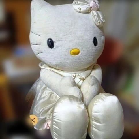 ハローキティ超レア24周年限定バースデードールBIGぬいぐるみ1998年製