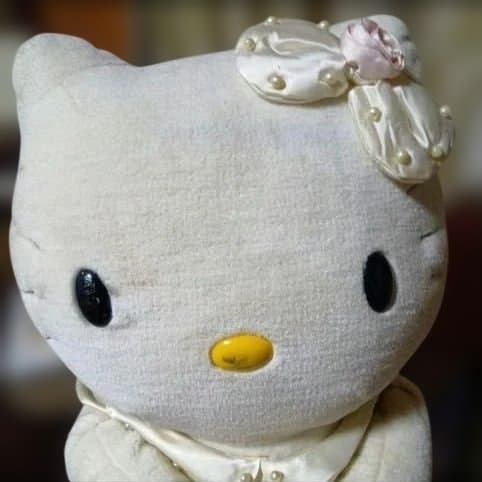 ハローキティ超レア24周年限定バースデードールBIGぬいぐるみ1998年製