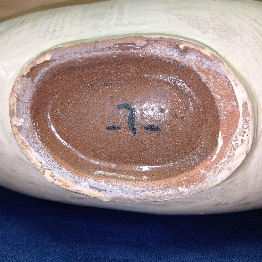 粉青沙器ぶんせんさいき 鉄絵唐草文長頸てつえから