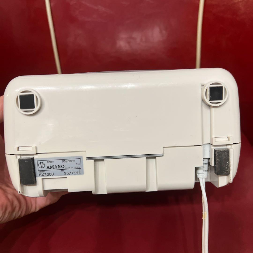 AMANO BX2000 タイムレコーダー　タイムカード　中古