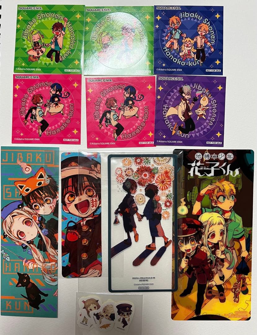 地縛少年花子くん ふろく 特典 ポスカ しおり 色紙 Gファンタジー まとめ売り