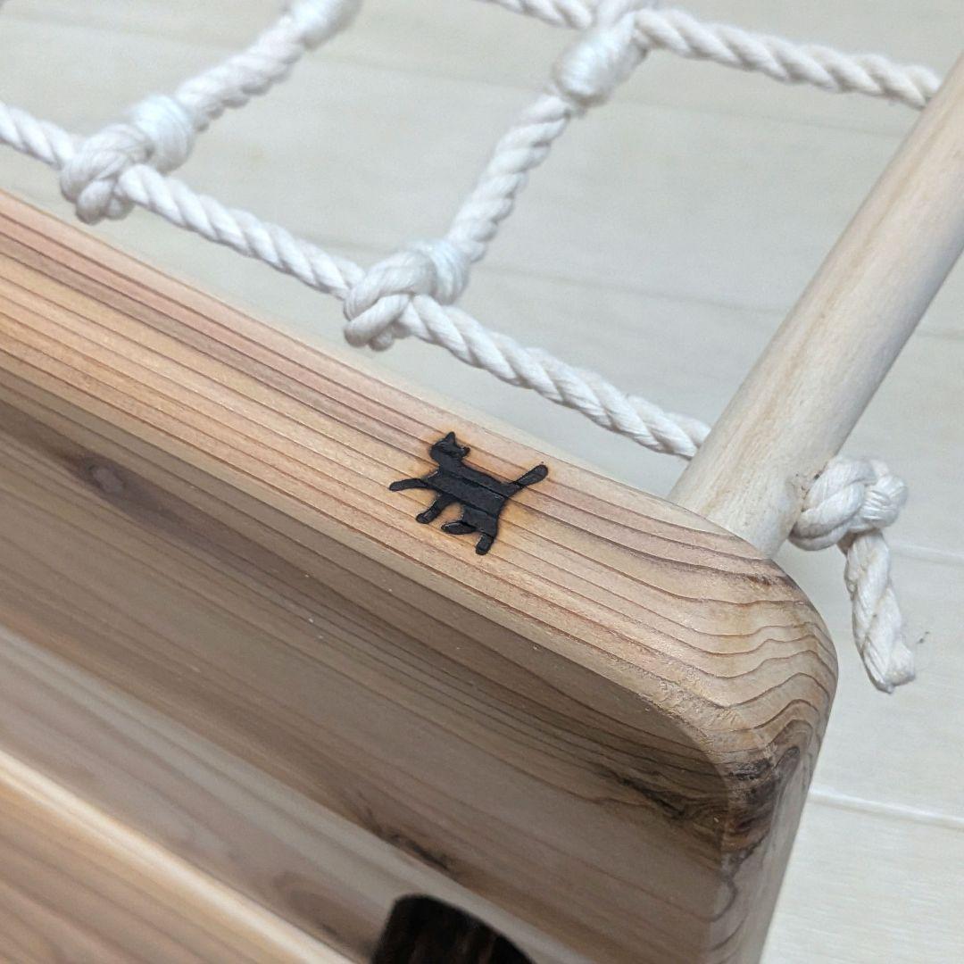 おすしさまオーダー品 キャットステップ 猫用吊橋 猫用階段 ハンドメイド