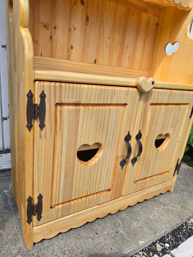 《ねこ》【カントリー家具】カップボード