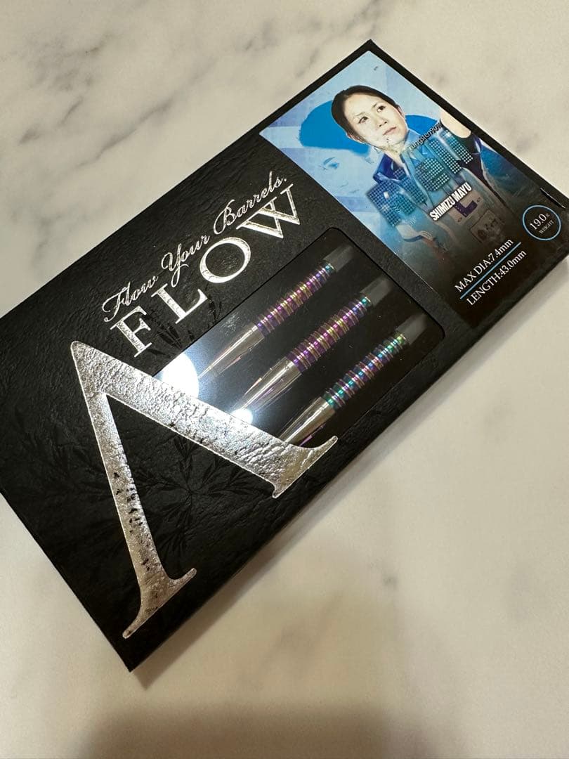 ダイナスティー A FLOW リエル7 バレル シャフト 虹色 ダーツセット
