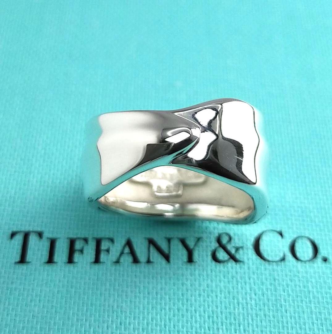 ★SALE★【ティファニー】リーフ　葉っぱ　リング　９号　2418