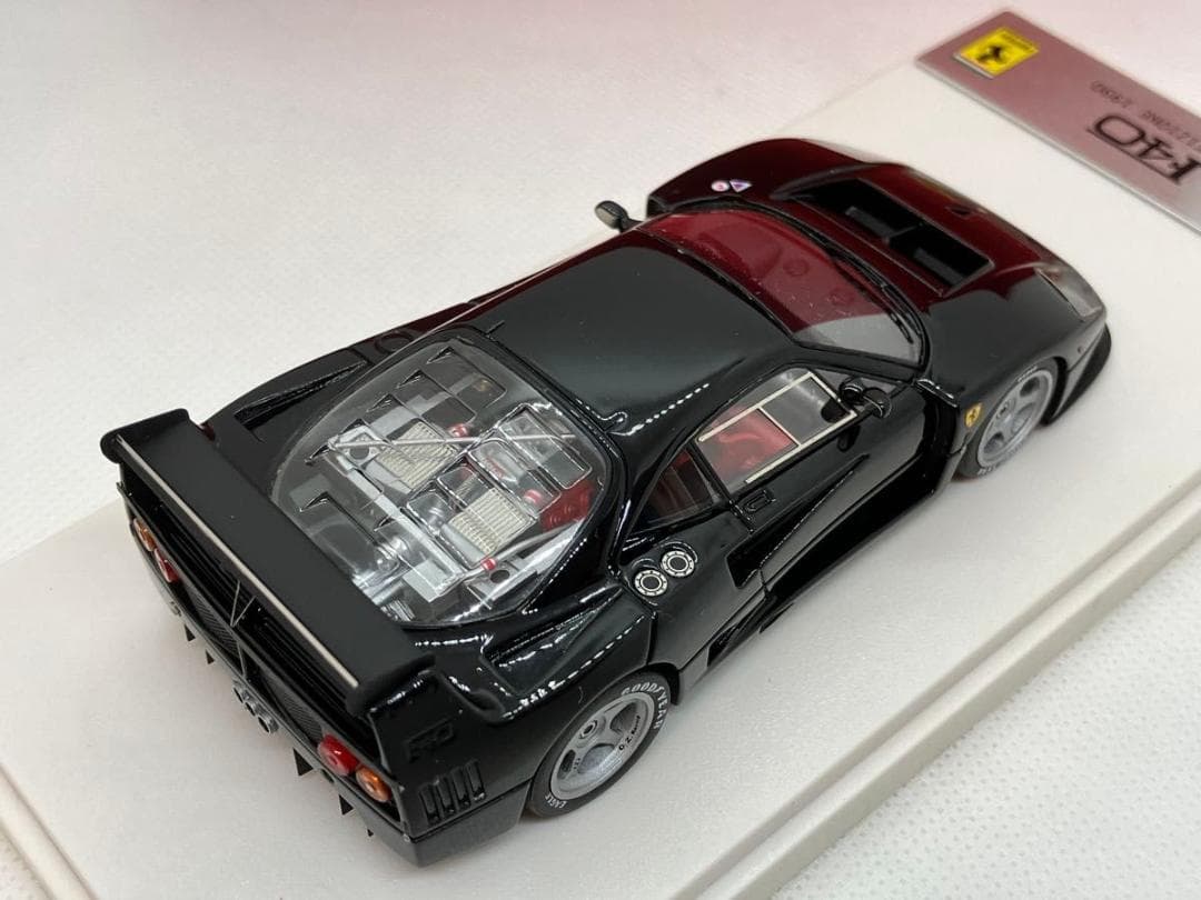 ★1/43★フェラーリ F40 コンペティツィオーネ★ブラック★メイクアップ★