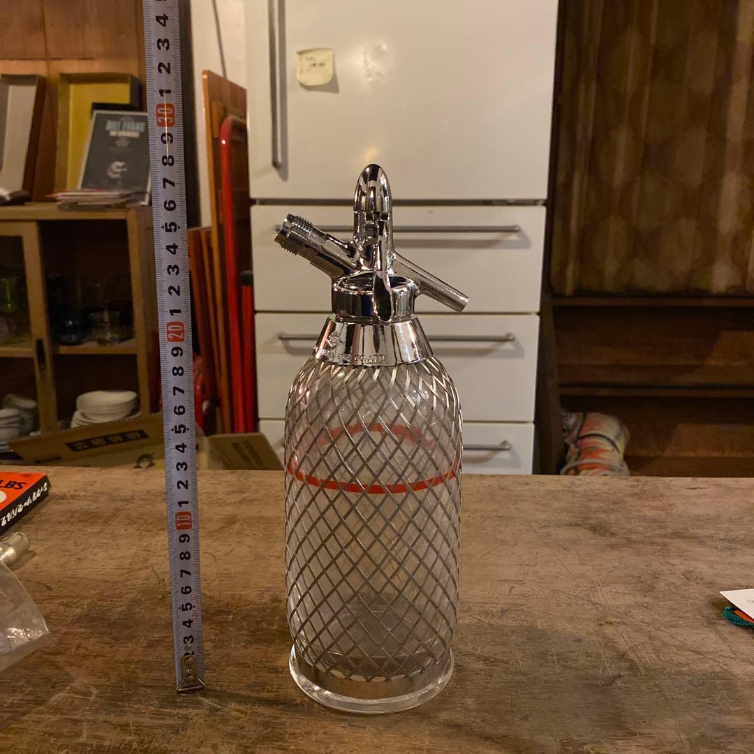 昭和レトロ】ニッタン ソーダサイフォン 炭酸水製造器＋当時物ボンベ10