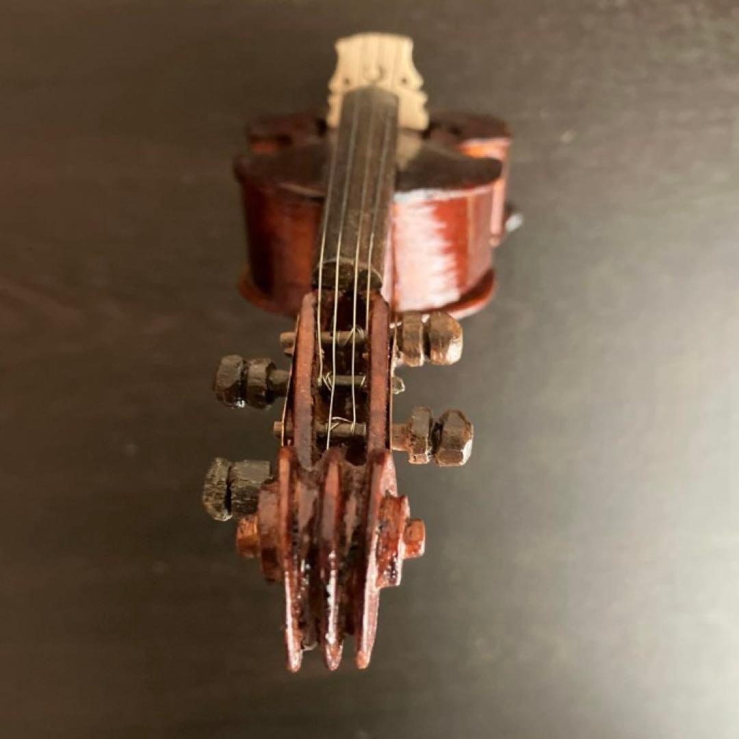 手作り小型コントラバス（約22cm）