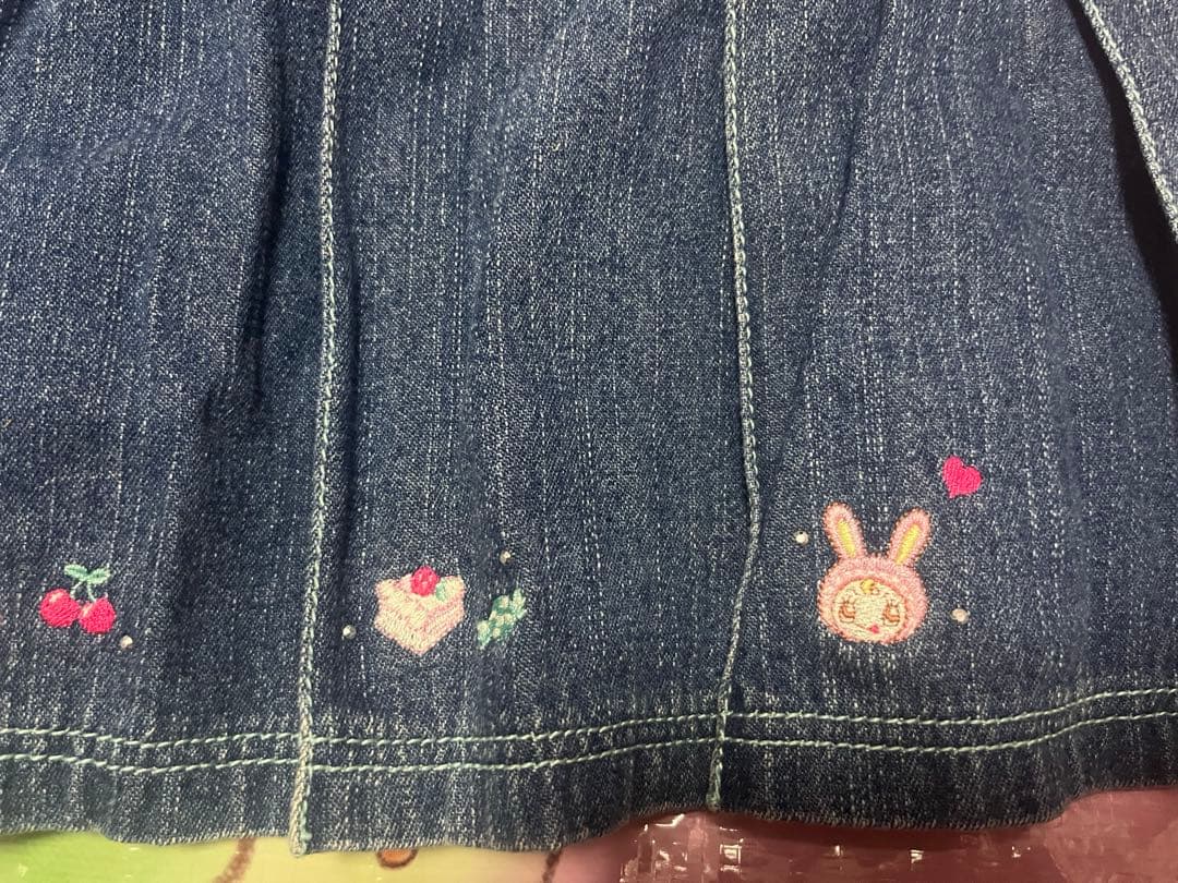 メゾピアノ LL 165 デニムスカート ベリエちゃん 希少 レア 平成レトロ