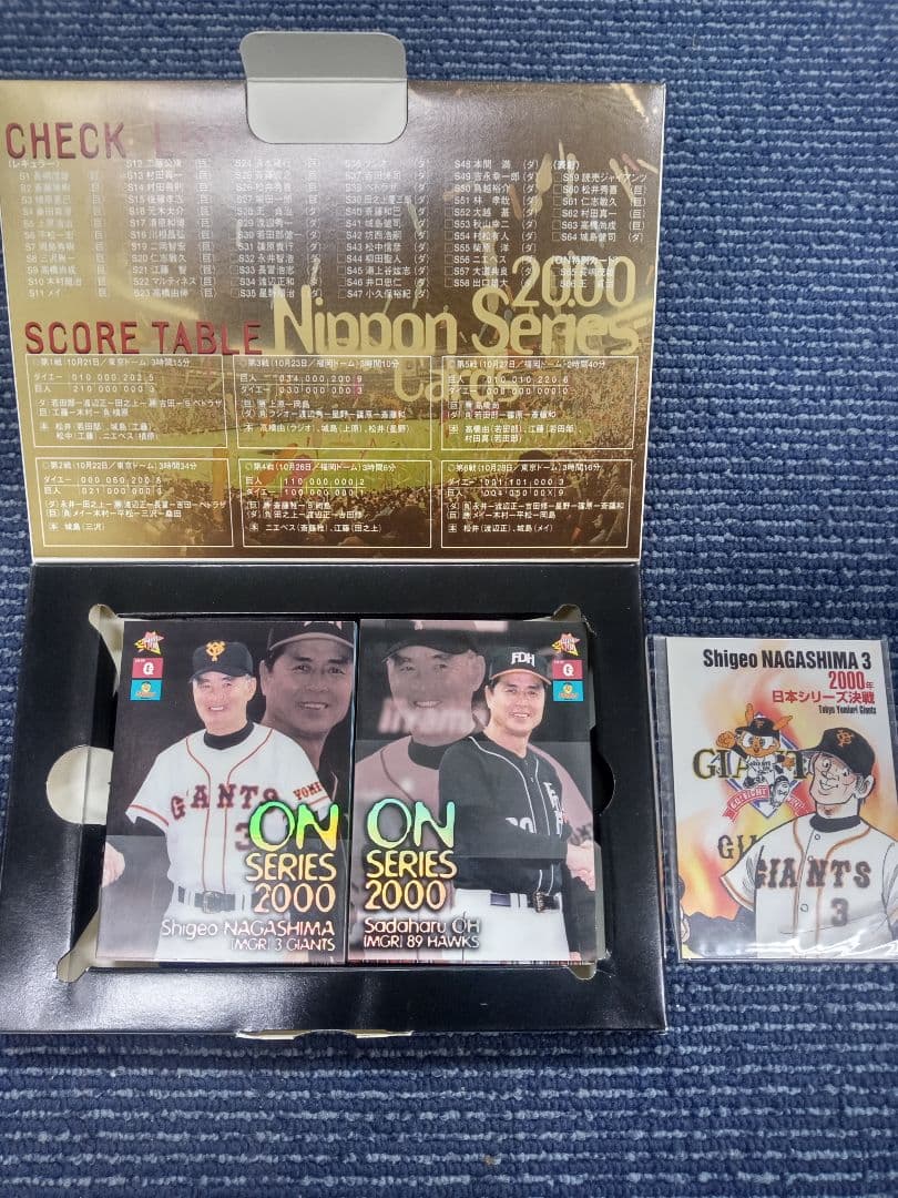 社)日本野球機構公認BBMカード10周年記念 第51回日本シリーズカード