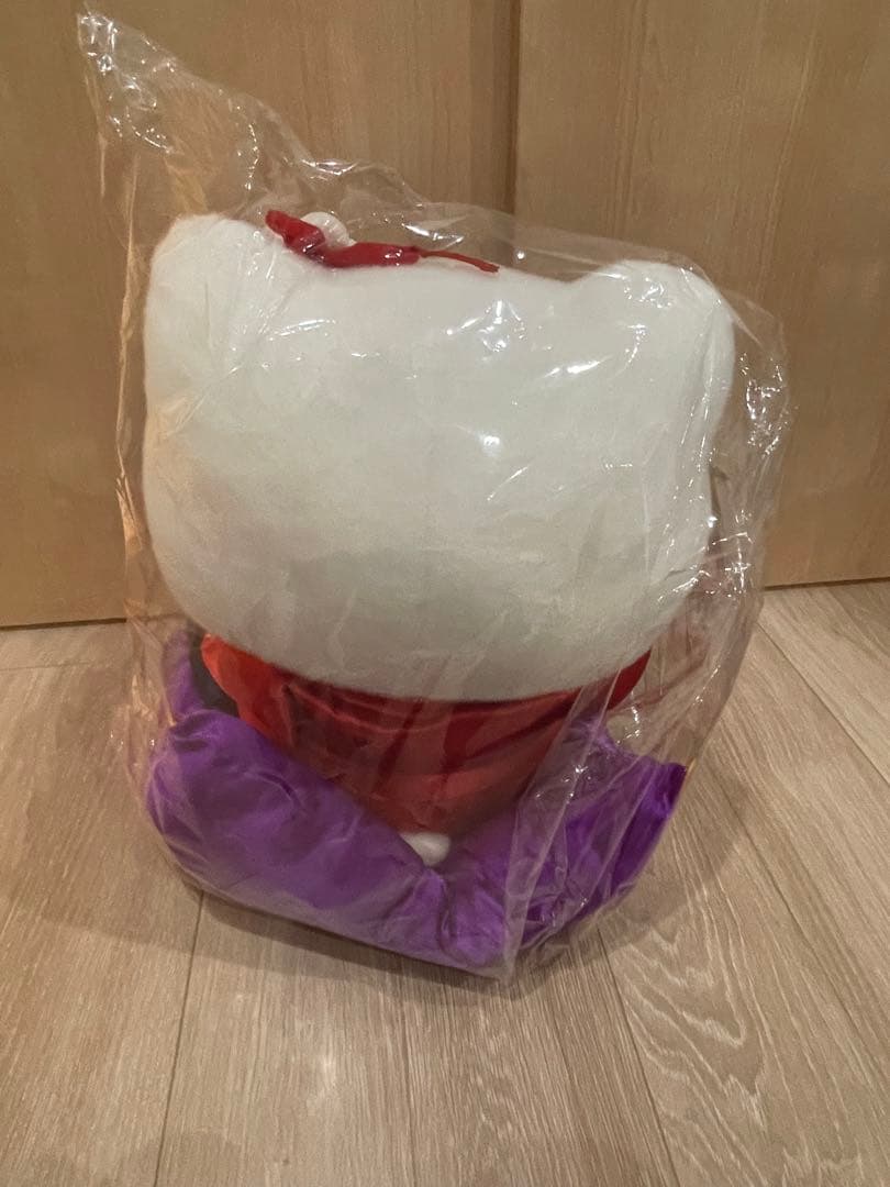 サンリオ　キティ　はろうきてぃ　レトロ　ぬいぐるみ　福まねき　着物　座布団　希少