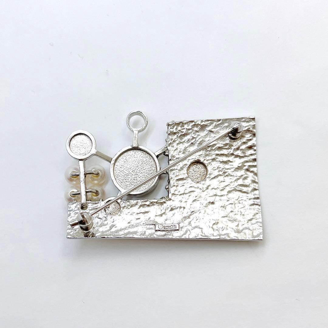 極美品✨田崎真珠TASAKI タサキ パール ピンブローチ コサージュ SV