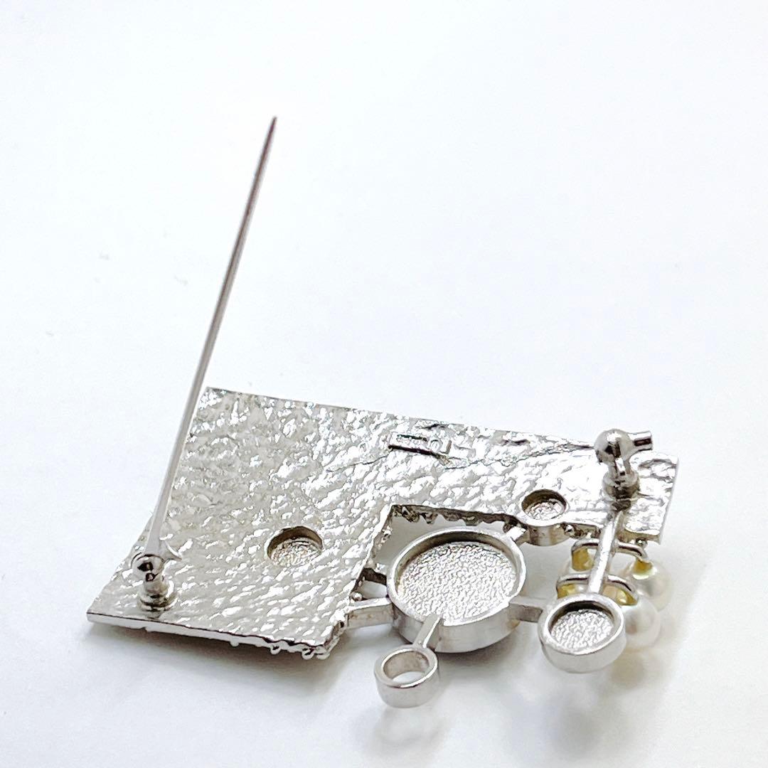 極美品✨田崎真珠TASAKI タサキ パール ピンブローチ コサージュ SV