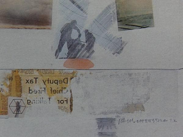 ロバート・ラウシェンバーグ、UNTITLED、海外版超希少レゾネ