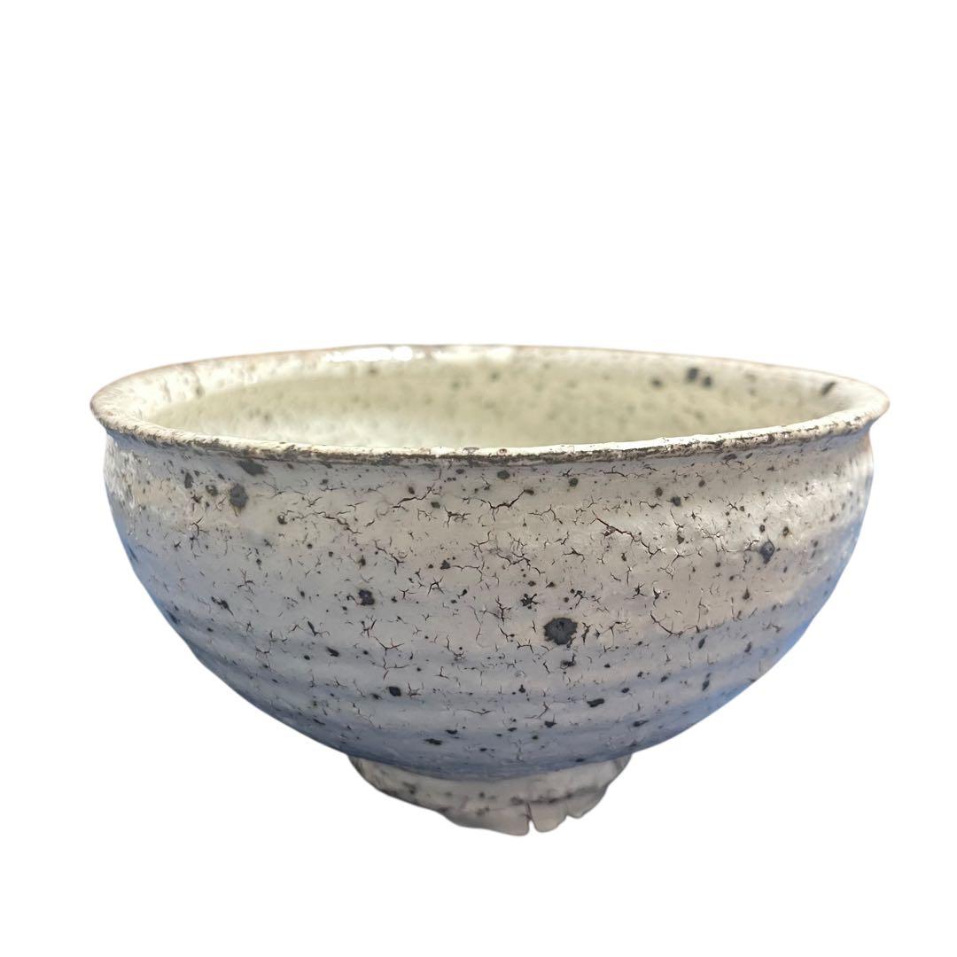 粉引中鉢　作家もの　土物