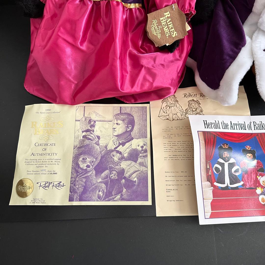 テディベア　Robert raikes bears 海外作家　レイクスベア