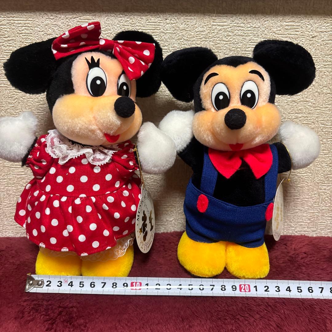 サンキョーオルゴール ディズニー ミッキー ミニー 首振り レトロ