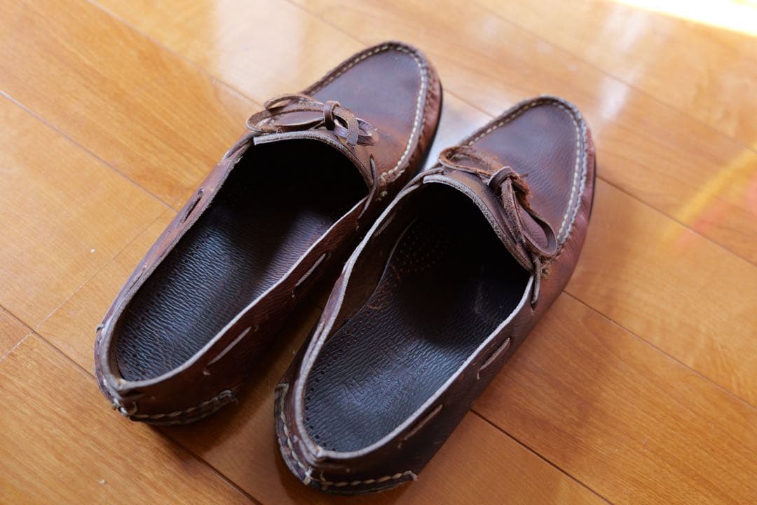 ⑮*川様 希少Beams plus ランコート レザー モカシンシューズ 草野氏