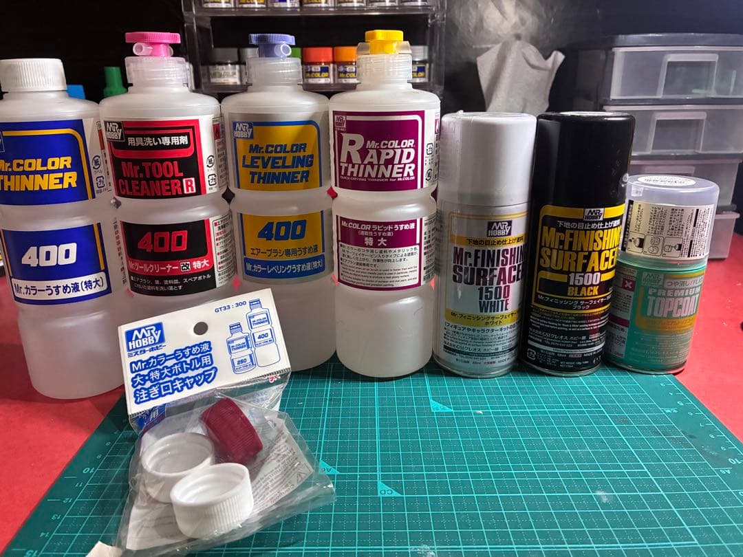 プラモデル引退　エアブラシ付き