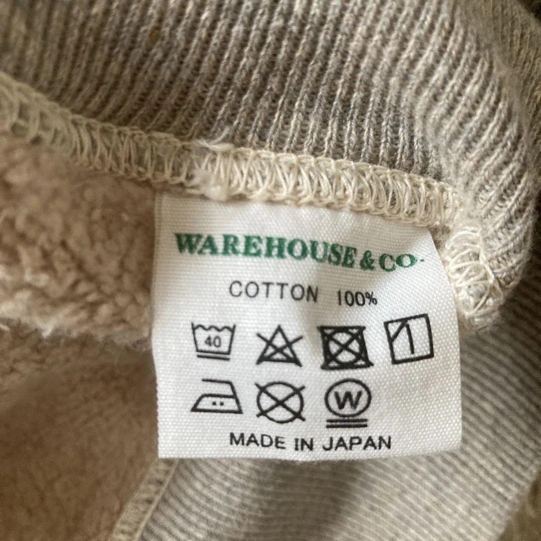 G*I様 ウエアハウス　両面ステンシル　パーカー　サイズ42 グレー　美品