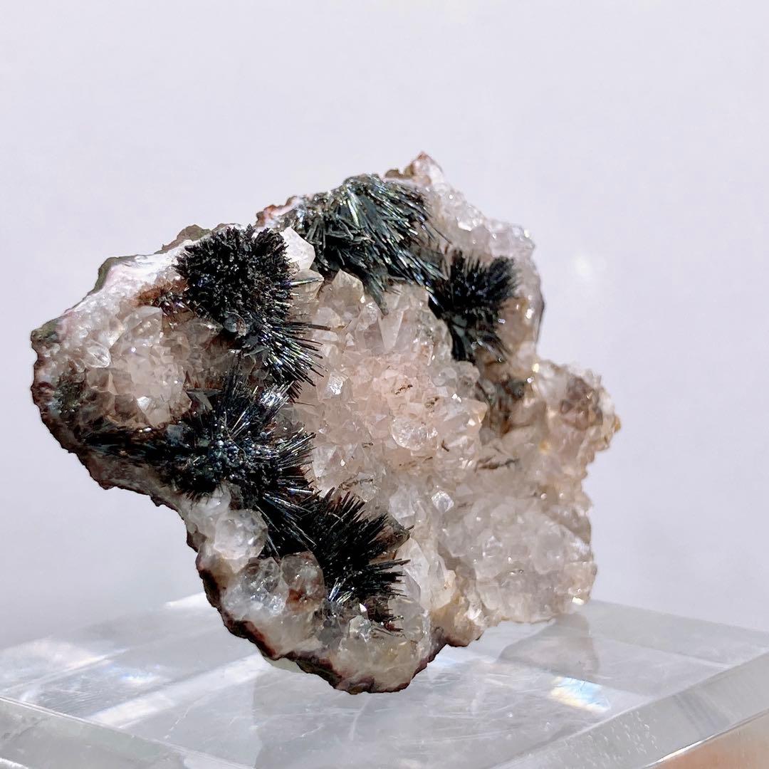 G*G様 ゲーサイト ローズクォーツ 原石 鉱物標本 天然石 水晶 クォーツ 4