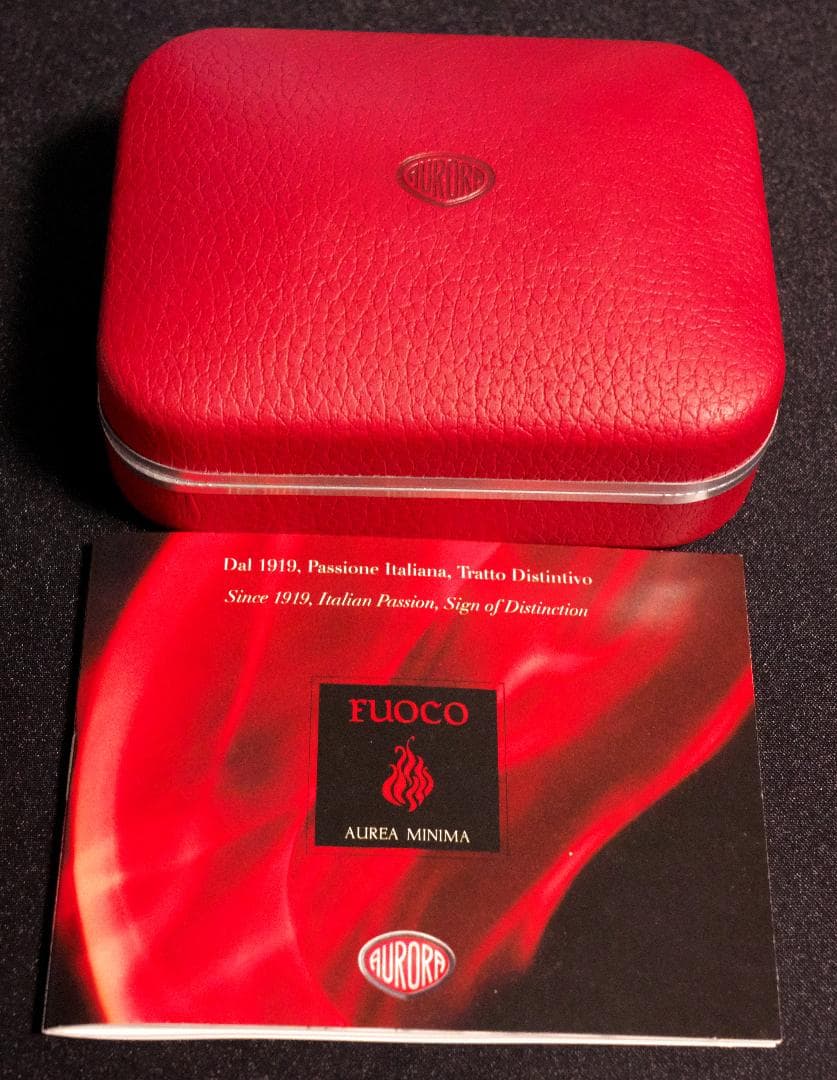 AURORA 限定万年筆 AUREA MINIMA FUOCO 18K 字幅M
