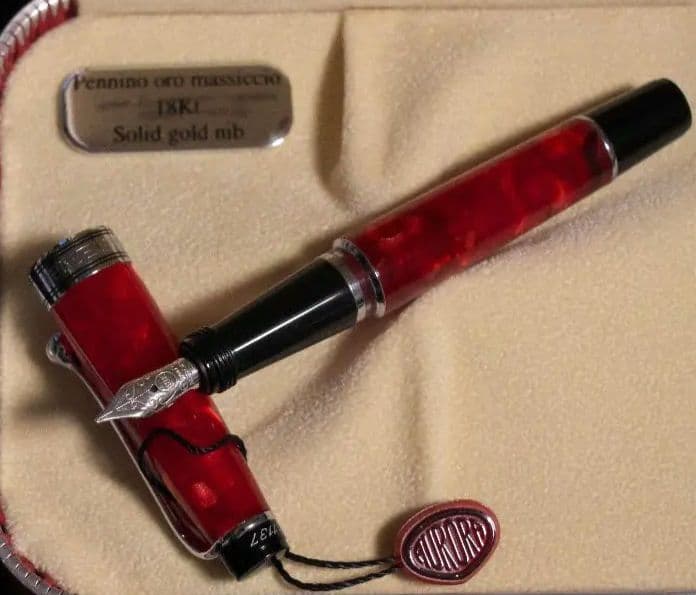 AURORA 限定万年筆 AUREA MINIMA FUOCO 18K 字幅M